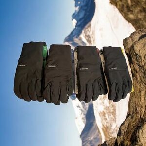 HEAD Men’s Breathable Sensatec Hybrid Gloves -Black‎ , NEW VARIETY